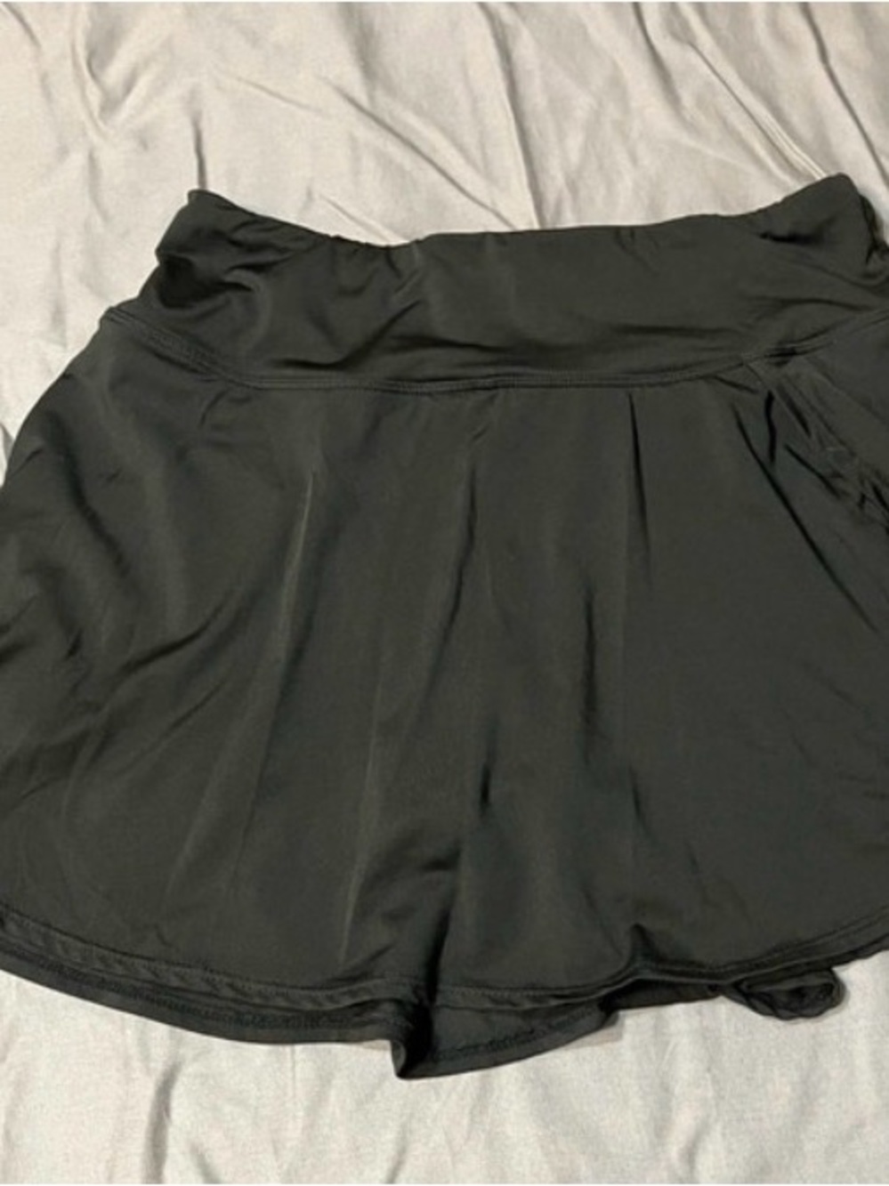 SHEIN Black Athletic Skort with Built-In Shorts